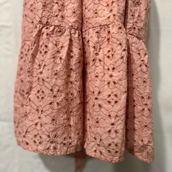 Vintage-Inspired Crown & Ivy Eyelet Dress Puff Sleeves Embroidered Tie Waist XL - Picture 16 of 16